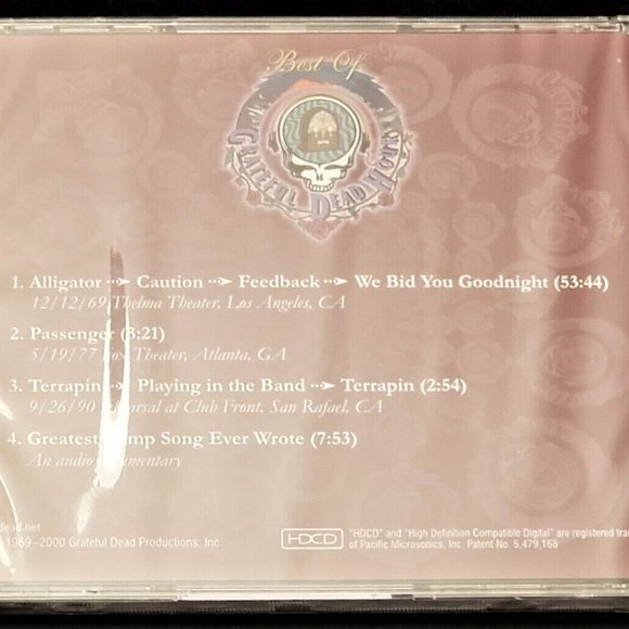 Grateful Dead Best Of Grateful Dead Hour CD ~ New/Sealed! - Picture 2 of 2
